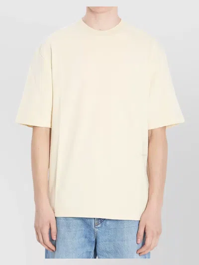 JACQUEMUS BOXY 3/4 SLEEVES COTTON T-SHIRT