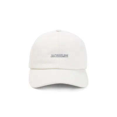 Jacquemus Classic Casquette Gadjo Cap For Men In White