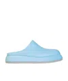 Jacquemus Bricciola Suede Mules In Blue