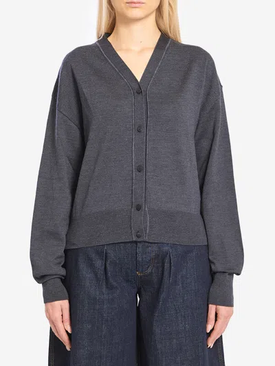 Jacquemus Brode Cardigan In Gray