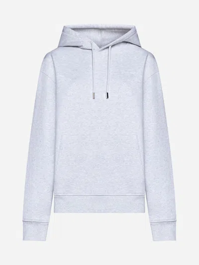 Jacquemus Brode Cotton Hoodie In Gray