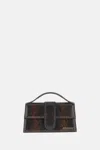 Jacquemus Womens Dark Brown Le Grand Bambino Leather Top Handle Bag In Brown