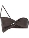 Jacquemus Women Le Bandeau Espelho Top In Brown