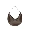 Jacquemus Brown Calf Leather Bos Taurus Shoulder Bag In Brown
