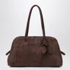Jacquemus Brown Crocodile-effect Leather Turismo Bag In Brown