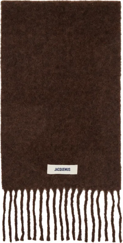 Jacquemus Brown La Casa 'the Carro' Scarf