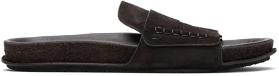Jacquemus Brown La Croisière Loafer Sandals