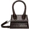 Jacquemus Brown La Croisière 'the Chiquito' Bag In 880 Dark Brown