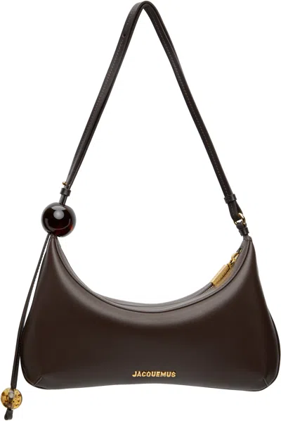 Jacquemus Brown La Croisière 'the Large Bisou Perle' Bag