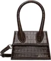 Jacquemus Brown La Croisière 'the Medium Chiquito' Bag In 880 Dark Brown