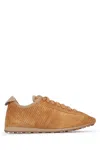 Jacquemus Brown Lace Up Sneakers In Brown