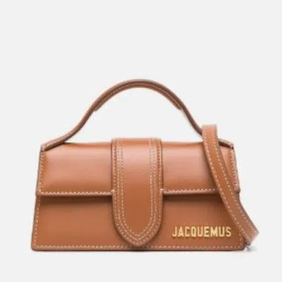 Jacquemus Le Bambino Small Top Handle Tote Bag In Brown