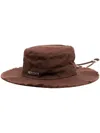 Jacquemus Le Bob Artichaut Bucket Hat In Brown