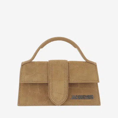 Jacquemus Brown Le Grand Bambino Crossbody Bag In Neutrals