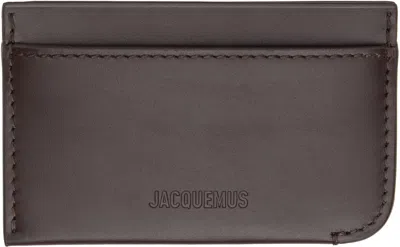 Jacquemus Brown 'le Porte Curvo' Card Holder
