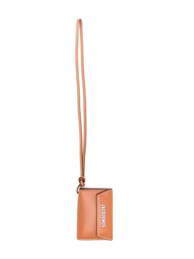 JACQUEMUS BROWN LE PORTE WALLET