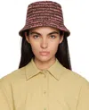 Jacquemus Le Bob Bordado Logo Bucket Hat In 850 Brown