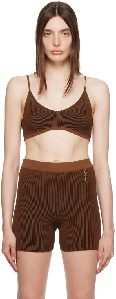 Jacquemus Le Bandeau Pralu In Brown