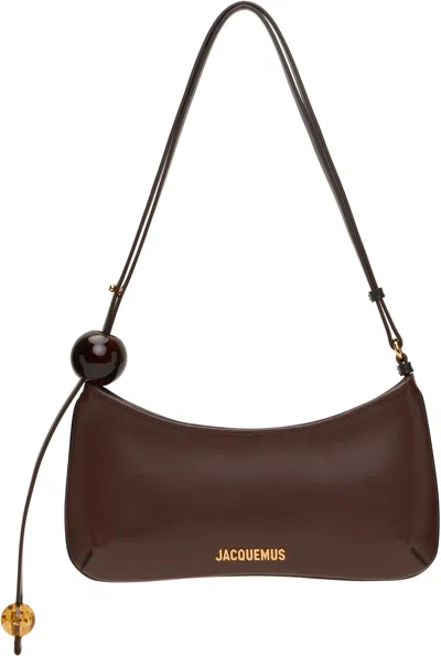 Jacquemus Brown Les Classiques 'the Bisou Perle' Bag In 855 Medium Brown