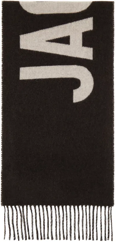 Jacquemus Virgin-wool Scarf In Black