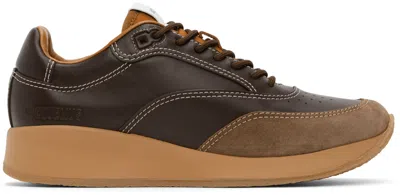 Jacquemus Brown Les Sculptures 'la Daddy' Sneakers In Dark Brown