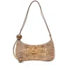 Jacquemus Le Bisou Perle Snake-embossed Leather Hobo Bag