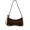 Jacquemus Le Bisou Perle Shoulder Bag In Brown