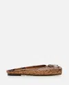 Jacquemus Les Mules Plates Sabot Ballet Flats In Brown
