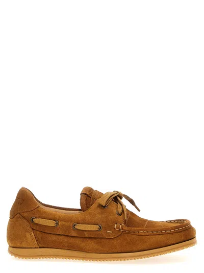 JACQUEMUS BROWN SUEDE LOAFERS