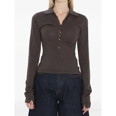 Jacquemus Sweaters In Brown