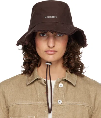 Jacquemus Brown 'the Artichaut' Bucket Hat