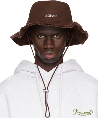 Jacquemus Brown 'the Artichaut' Bucket Hat In 850 Brown