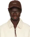 Jacquemus Brown 'the Artichaut' Cap In 850 Brown