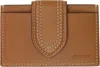 Jacquemus Brown 'the Bambino' Card Holder In 811 Light Brown 2
