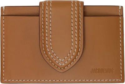 Jacquemus Brown 'the Bambino' Card Holder In 811 Light Brown 2