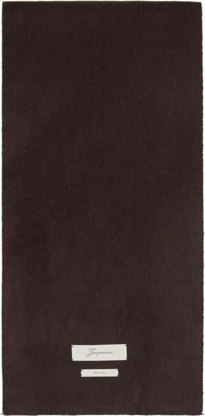 Jacquemus Brown 'the Cachemiro' Scarf