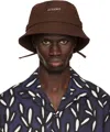 Jacquemus Brown 'the Gadjo' Bucket Hat In 850 Brown