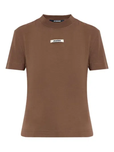Jacquemus Brown The Gros Grain T-shirt