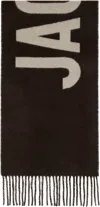 Jacquemus Brown 'the ' Scarf In 080 Multi-brown