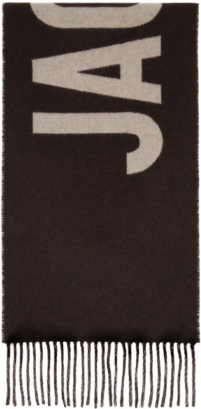 Jacquemus Brown 'the ' Scarf