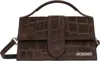 Jacquemus Brown 'the Large Bambino' Bag In 880 Dark Brown