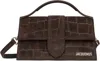 Jacquemus The Large Bambino Tote Bag In 880 Dark Brown