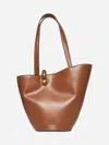 Jacquemus Brown The Medium Bambola Bucket Bag