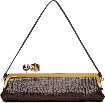 Jacquemus Brown 'the Salon Clutch' Bag