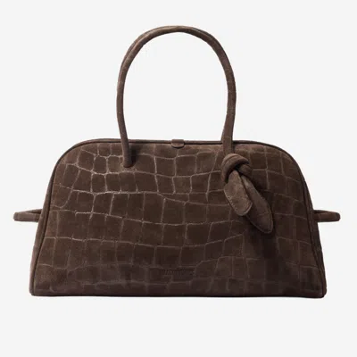 JACQUEMUS BROWN TURISMO SHOULDER BAG