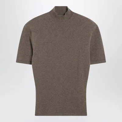 Jacquemus Brown Wool And Cashmere Top