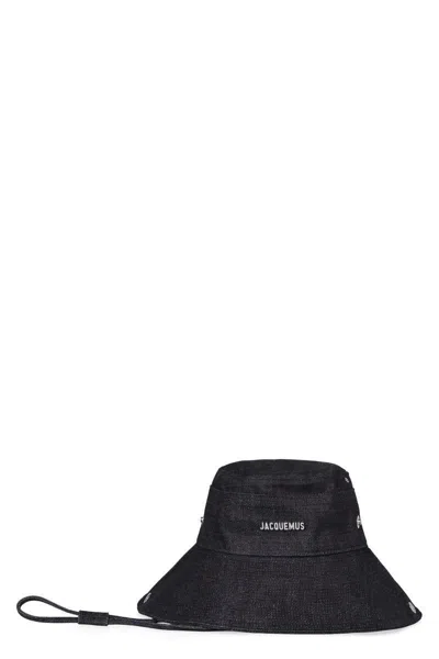Jacquemus Bucket Hat In Black