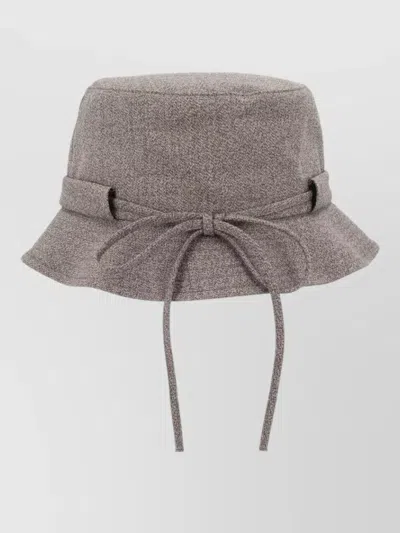 Jacquemus Bucket Hat In Gray