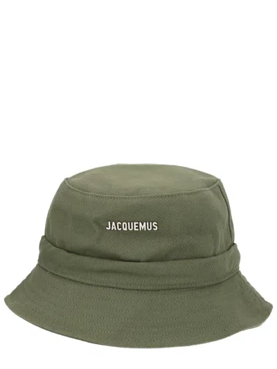 Jacquemus Bucket Hat "gadjo" In Gray