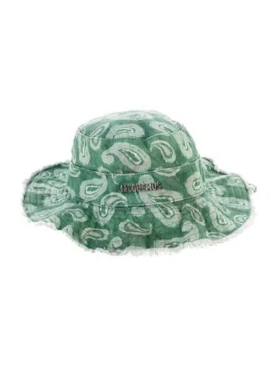 Pre-owned Jacquemus Bucket Hat In Green